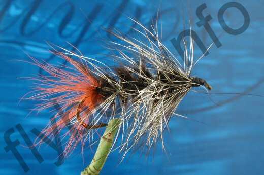 Fish4Flies Hairy Black Woolly Worm
